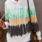 Tie-Dye Drawstring Pullover Hoodie