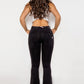 Buttoned Flare Jeans