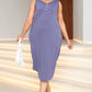 Plus Size Buttoned Sleeveless Dress