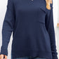 Exposed Seam Knit Top with Breast Pocket