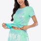 Tie-Dye T-Shirt and Shorts Lounge Set