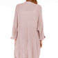 Open Front Slit Exposed Seam Cardigan