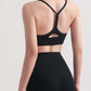 Cutout Racerback Scoop Neck Sports Bra