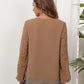 Swiss Dot Balloon Sleeve Blouse