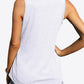 Curved Hem Square Neck Tank