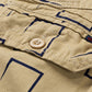 Printed Belted Cargo Shorts