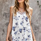 Floral Spliced Mesh Cami