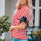 Stars and Stripes V-Neck Tee
