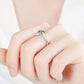 1.5 Carat Moissanite Adjustable Ring