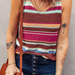 Striped Scoop Neck Tank