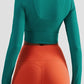 Cross The Finish Line Cropped Sports Top
