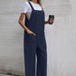 Wide Leg Overalls with Front Pockets