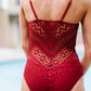 Spaghetti Strap One-Piece Swimsuit