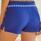 Full Size Run Contrast Drawstring Swim Bottoms
