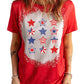 Star and Stripe Graphic Short Sleeve Tee