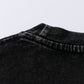 Full Size Slogan Graphic Dropped Shoulder Cotton Tee