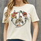 Simply Love Full Size Flower Graphic Cotton Tee