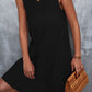 Sleeveless Round Neck Tiered Dress