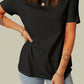 Distressed Round Neck Tee