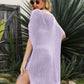 Openwork Side Slit Cover-Up Dress