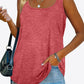 Curved Hem Square Neck Tank