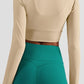 Cross The Finish Line Cropped Sports Top