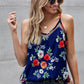 Floral Spliced Mesh Cami