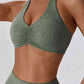 Halter Neck Sleeveless Sports Bra