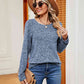 Heathered Round Neck Top
