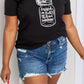 Simply Love Full Size RAISED ON SWEET TEA AND  SUNSHINE Graphic Cotton Tee