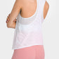 Spliced Mesh Racer Back Tank