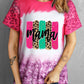 Printed MAMA Graphic Round Neck Tee