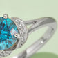 1 Carat Moissanite 4-Prong 925 Sterling Silver Ring