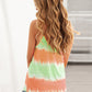Tie-Dye Strappy V-Neck Cami