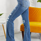 Judy Blue Full Size Janie High Waisted Patched Bootcut