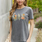 Simply Love Flower Graphic Round Neck Cotton Tee