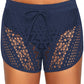 Tied Lace Swim Bottoms