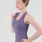 Crisscross Cutout Sports Tank