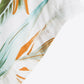 Full Size Tropical Print Curved Hem Shirt