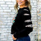 Graphic Leopard Patch Sweatshirt