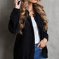Snap Front Shoulder Detail Corduroy Shacket