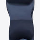 Full Size Contrast Zip Long Pants