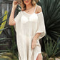 Openwork Side Slit Cover-Up Dress