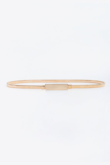 Elastic Iron Skinny Belt