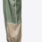 Color Block Button Detail Cutout Joggers