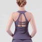 Crisscross Cutout Sports Tank