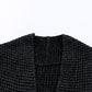 Heathered Open Front Longline Cardigan