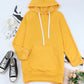 Side Slit Raglan Sleeve Hoodie