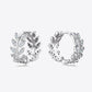 Moissanite Leaf 925 Sterling Silver Earrings