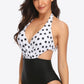 Tie Back Halter Neck One-Piece Swimsuit